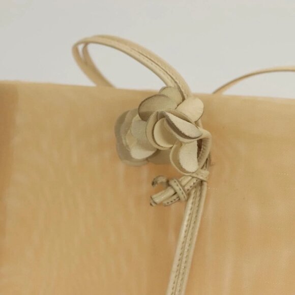 PRADA Hand Bag Nylon Beige Auth 128335 - Picture 7 of 16